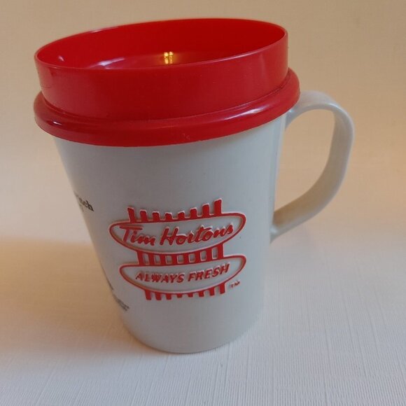 1996 Tim Hortons "Always Fresh" Plastic Mug SLO PITCH BASEBALL HEPCOE - Picture 6 of 8